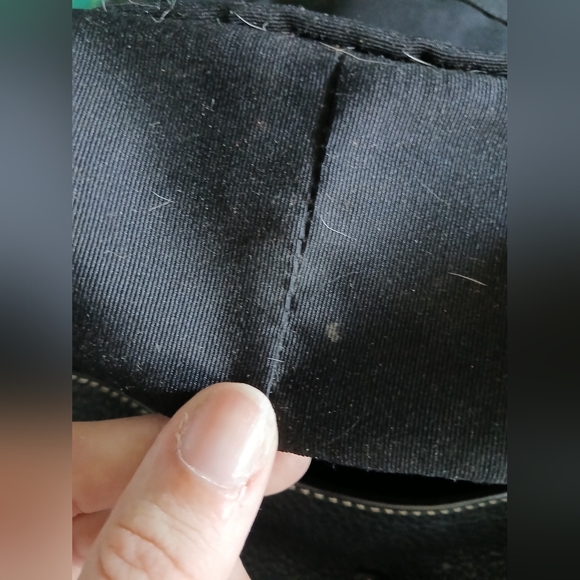 EUC Coach black and brown pebbled leather handbag - Picture 13 of 13